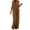 Brown, variant on YUIVH Rompers For Women Summer 2024 Casual Dressy Pocket Romper Strap Solid Color Playsuit Button Long Jumpsuit Rompers Beach Vacation Outfits Clothes