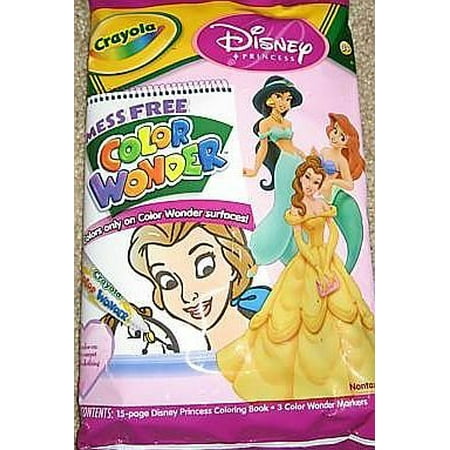 Crayola Disney Princess Color Wonder Coloring Book With 3 Markers