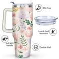 thumbnail image 2 of 40 Oz Tumbler with Handle and Straw Insulated Double Walled Stainless Steel Travel Mug Gift Box Reusable Tumbler Coffee Travel Mug for Office Portable Insulated Beer Cup for Hot & Cold Drinks, 2 of 6