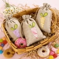 thumbnail image 5 of QuanTara Easter Carrot Treat Bag, 9.06x9.06x4.72in Felt Candy Pouch for Egg Hunts, Reusable Orange Carrot Shape Party Favors & Spring Decor, Set of 1, 5 of 6