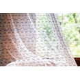thumbnail image 2 of Navy Blue Tulle Curtains with Rod Pocket, Illustration Yatch Themed Design Fish Starfish Anchor Nautical Marine Print, Sheer Drape for Wedding Party 2 Panels, 7 Sizes, Navy and White, by Ambesonne, 2 of 3