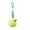 Green, variant on Fruit Plush Keychain Set Apple Shaped Soft Mini Stuffed Pendants for Backpack Bag Decoration Creative Gift Sky Blue