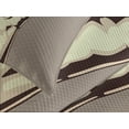 thumbnail image 4 of Ambesonne Rock Music Quilted Bedspread Set 3 Pcs, Hand Sign Vintage, Queen Size, Taupe Ivory, 4 of 5
