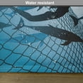 thumbnail image 6 of Ambesonne Mermaid Place Mats Set of 4, Flight of Dolphins, Standard Size, Blue, 6 of 6