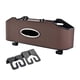 thumbnail image 5 of Caja de almacenamiento para el respaldo del asiento, organizador para el asiento trasero del automóvil, ganchos y caja de pañuelos, soporte para teléfono Marrón, 5 of 9