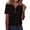 Black, variant on Halloween Tshirts for Women Short Sleeve Henley Neck Womens Tops Halloween Graphic T Shirts Costume