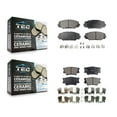 thumbnail image 1 of TEC Front Rear Ceramic Brake Pads Kit for Car Toyota RAV4 Matrix Pontiac Vibe KTC-100108, 1 of 10