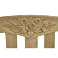 thumbnail image 4 of Anderson Teak Rose Hand-Carved Teak Outdoor Bench - N/A, 4 of 5