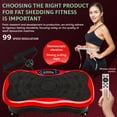thumbnail image 4 of Yedigre Vibrating Plate Machine, Power Waver Vibration Plate Exercise Machine for Lymphatic Drainage, Whole Body Vibration Plate Machine with Resistant Band, Weight Loss Shaping Equipment, 4 of 8