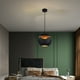 thumbnail image 4 of Colgante ajustable, decoración ligera, decoración de ahorro de energía, botón de ajuste para interior sola cabeza, lámpara de lámpara E27, negro, 4 of 6