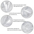 thumbnail image 3 of Copas de plástico para martini, copas de vino transparentes, reutilizables, para fiestas, postres, cócteles y champán. p202411261293, 3 of 5