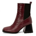 thumbnail image 3 of Bottes à Talons Épais Imprimé Animal pour Femmes - Chaussures à la Mode et Décontractées, 3 of 5