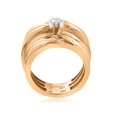 thumbnail image 4 of 1/3ct Diamond Engagement Trio Wedding Band Set 14K Yellow Gold, 4 of 4