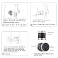 thumbnail image 3 of Intelligent Door Lock,Bt App Remote Ic Key Apartment Lock With Door Knob Key Apartment Office 5-in-1 Unlock Door With Keypad Bt Door Lock With Ic Key 5 To Unlock Ic -slip Handle Code Ic -slip, 3 of 6