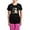 With Pink Pant, variant on CafePress - Black Fawn Pug - Women's Dark Pajamas