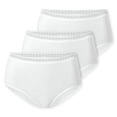 thumbnail image 1 of SCHIESSER Bragas de mujer, paquete de 3 - 3Pack Rio Slip, Stretch Cotton, liso Blanco M (Medium), 1 of 4