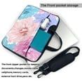 thumbnail image 3 of YFYANG 13 inch Universal Laptop Bag Oxford Cloth Laptop Sleeve, Multi-functional Colorful Watercolor Floral Doodle Notebook Computer Messenger Bag Handbag, 3 of 8