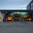 thumbnail image 4 of Halloween Garage Banner Combining Exquisite Design With Durable Materials Helps You Create An Excellent Holiday Photo Background! Table for Parties Bulk Open Flag with Pole And Mount Flag Clips for, 4 of 4