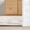 thumbnail image 3 of nuLOOM Sydney SpinClean Machine Washable Diamond Trellis Area Rug, 5' x 8', Sydney Ivory, 3 of 11