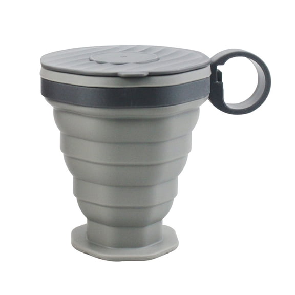 OIUR Collapsible Travel Cup Silicone Portable Coffee Cup for Hot And Cold Drinks Reusable To-Go Pocket Size Coffee Tumbler