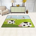 thumbnail image 3 of Coolnut Lightweight Non Slip Carpet Mats 60 x 39 inch (5'x 3'3"), Area Soft Rugs Floor Mat Rug Decoration for Kids Room Living Room Cows On Grass, 3 of 6