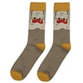 thumbnail image 4 of Crazy Monster Bigfoot Face Socks from the Sock Panda (Adult Large - Men's Shoe Sizes 8-12), 4 of 4