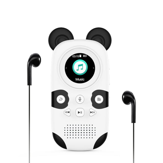 Reproductor MP3 RUIZU Cute Panda de 64 GB para niños con Bluetooth 5.3