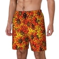 thumbnail image 2 of Balery Sunflower4 Mens Swim Trunks Swim Shorts for Men Quick Dry Inseam Beach Shorts with Compression Liner Pocket-3X-Large, 2 of 9