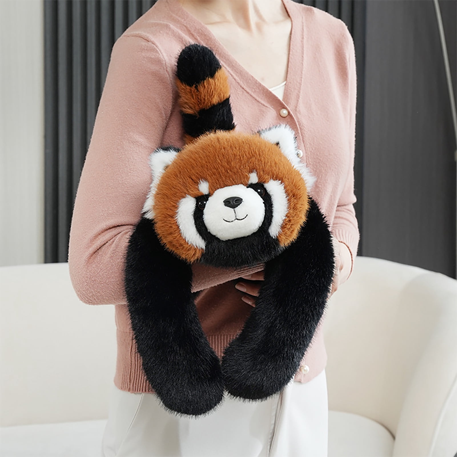 YIFAEUX 30/45/60CM Weighted Plush Animal Toy Stuffed Panda Dinosaur Sloth Koala Plushie Anxiety Relief Sleep Aid Soft Huggable Pillow