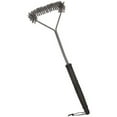 thumbnail image 1 of Onward Grill Pro Brosse de Gril à Trois Têtes en Acier Inoxydable 77641, 1 of 2