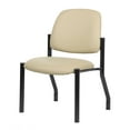 thumbnail image 5 of Boss Office Products Big and Tall Antimicrobial Vinyl Armless 300 lb. Weight Capacity Guest Side Chair, Beige, 5 of 6