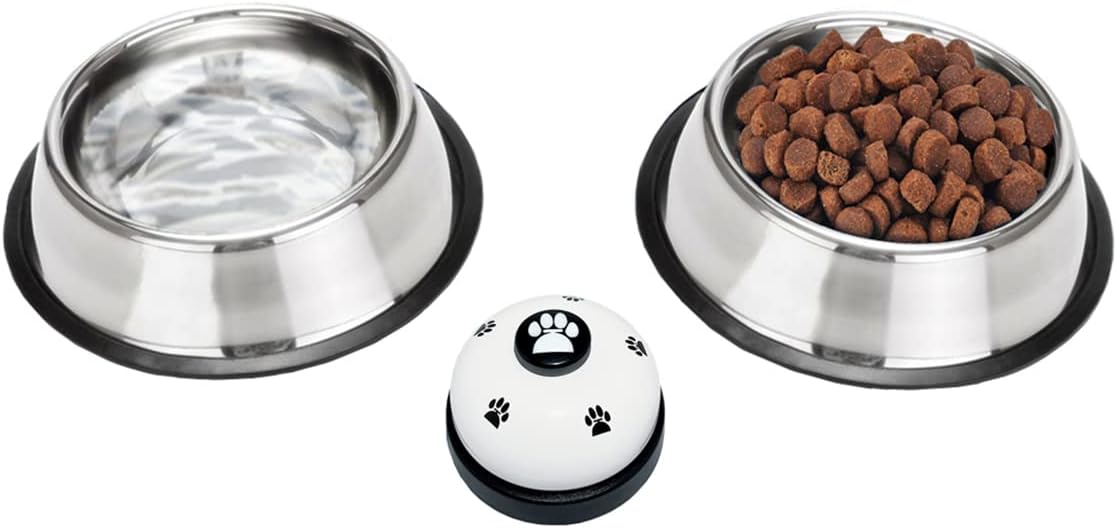2Pack 26oz Pet Bowls for Medium/Large Dogs Cats, Stainless Steel Dog