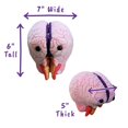thumbnail image 3 of Juguete de anatomía cerebral humana Brain Model GiantMicrobes de 7 pulgadas, 3 of 7