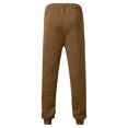 thumbnail image 3 of Mialoley Men Fashion Loose Pants Solid Color Drawstring Elastic Waist Trousers Fall Casual Jogger Pants Sweatpants with Zipper Pockets, 3 of 4