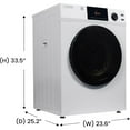 thumbnail image 4 of Equator Advanced Appliances DELUXE Laundry Set - 1.9cf Washer & 4cf Vented Dryer - 110V - Side by Side, 4 of 9