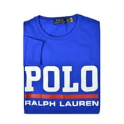 New Polo Ralph Lauren Men's Logo Graphic Long Sleeve Crewneck T-Shirt,Blue, L 7057-6