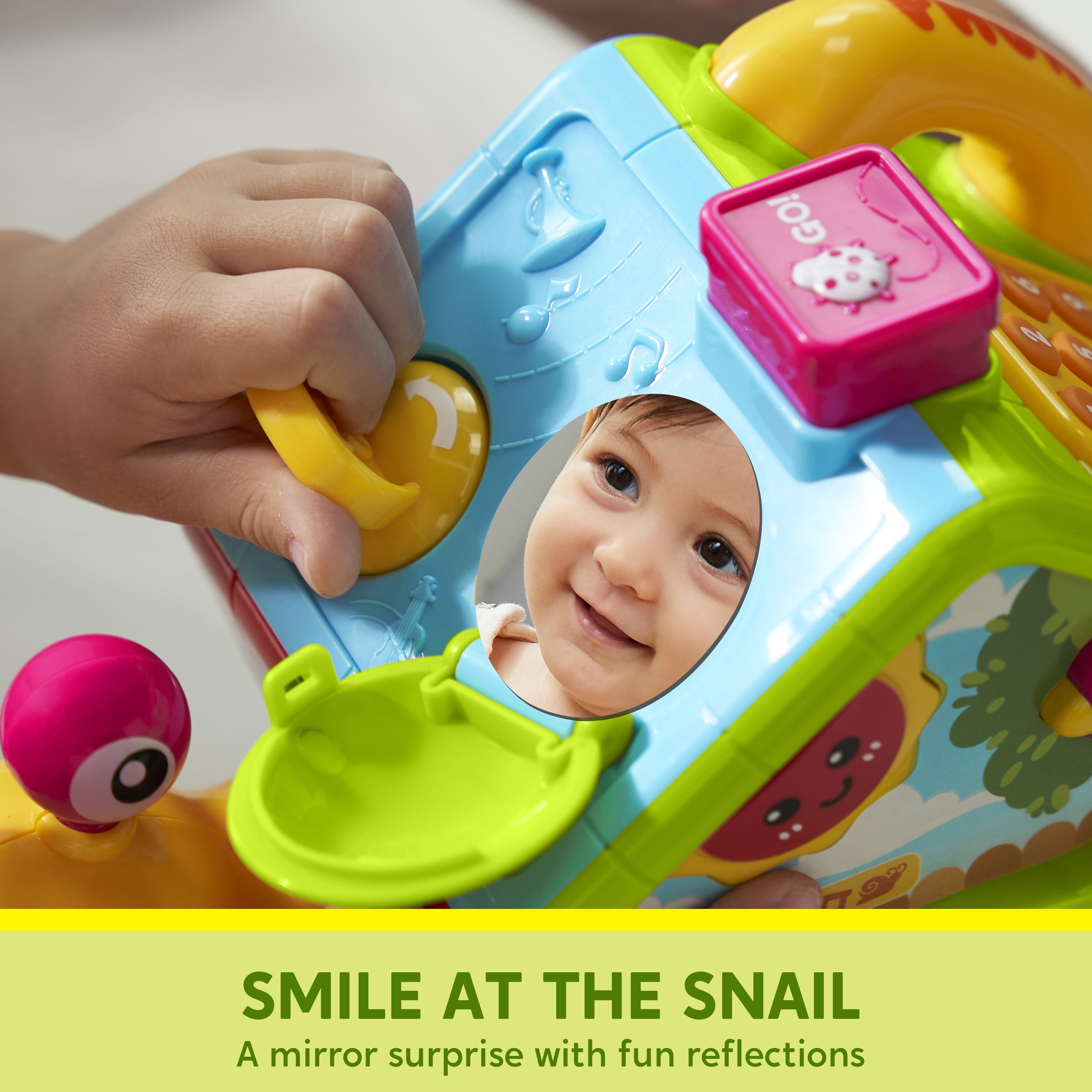 Joyfy Snail Crawling Toy Activity Cube with Music & Light 10 in 1 Montessori Toys for Baby 6-12-18 Months Educational Learning Toys for Toddler 1-3, First Birthday Gifts for Boys & Girls