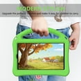 thumbnail image 4 of Allytechgroup Kids Case for Onn 7 Inch Tablet 2024 (Model:100135924), Onn 7 2024 Case, Shockproof Protective Cover with Handle Stand for Onn 7 Inch Tablet Case 2024, Green, 4 of 7