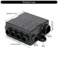 thumbnail image 3 of Heavy Duty 5 Way Polycarbonate Base Fuses Box Suitable for Centralized Power Distribution Automotive Marine Applications, 3 of 9