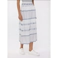 thumbnail image 3 of High-Waist Striped Maxi Skirt with Elastic Waist, 3 of 5