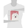 thumbnail image 2 of "American Eskimo Hearts Love and Valentines Day Portrait Mouse Pad Hot Pad or Trivet", 2 of 2