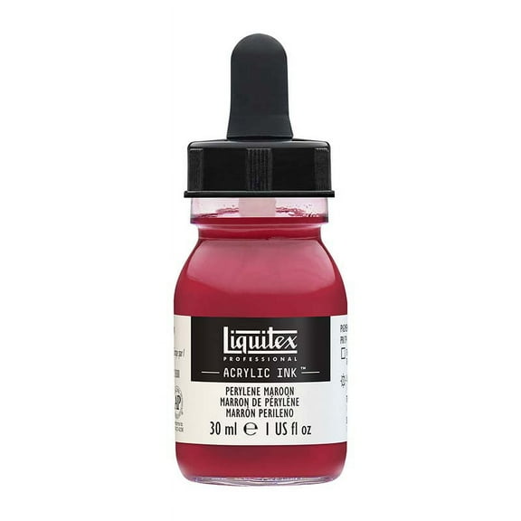 Liquitex Professional Acrylic Ink - 30 ml, Perylene Maroon