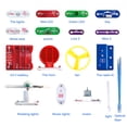 thumbnail image 2 of Kit De Experimentos De Circuito Para Niños, Montaje De Bloques De Construcción Eléctricos De Música Led, Juego De Juguetes De Circuito Para Niños Educativos Eigraketly FN002379-00, 2 of 6