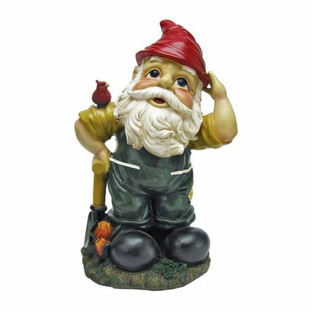 Dieter, the Digger Garden Gnome Statue