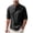 A60-Black, variant on Mens Vacation Cotton Button-Down Resort Shirt, Short Sleeve(Dark Gray,S)