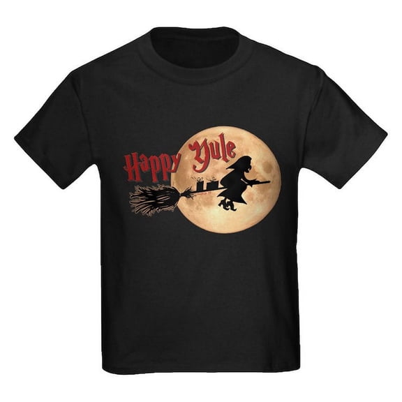 CafePress - Happy Yule T Shirt - Dark T-Shirt Kids XS-XL