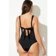 thumbnail image 5 of Swimsuits for All Women's Sweetheart Keyhole Underwire One Piece Swimsuit, 5 of 5