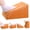 F-orange, variant on Foot Rest for Under Desk at Work, Ergonomic Under Desk Footrest with Washable Cover for Office, Home & Gaming Leg Elevation Pillow