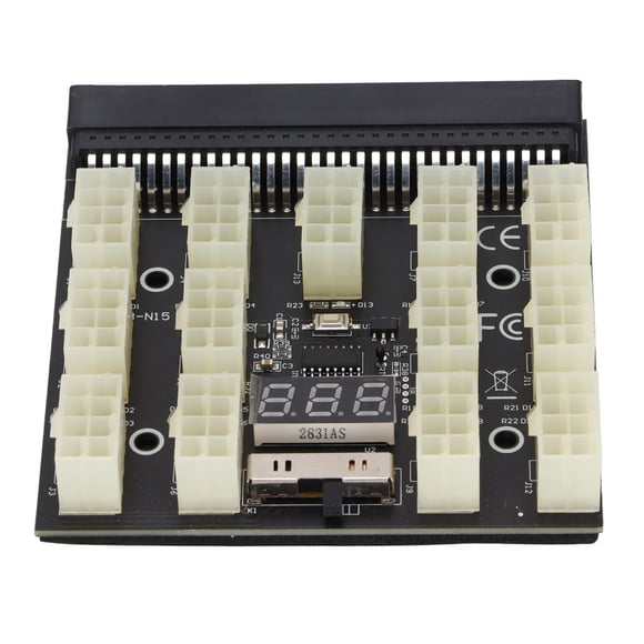 Power Supply Accessories, Power Supply Board Adapter Easy Operation Performance Stable Performance For Mining Graphics Card Power Supply