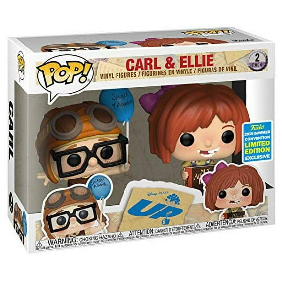 Funko Pop! Disney UP 2 Pack Carl  Ellie 2019 SDCC Exclusive